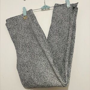 MICHAEL Michael Kors Black and White Patterned Leggings